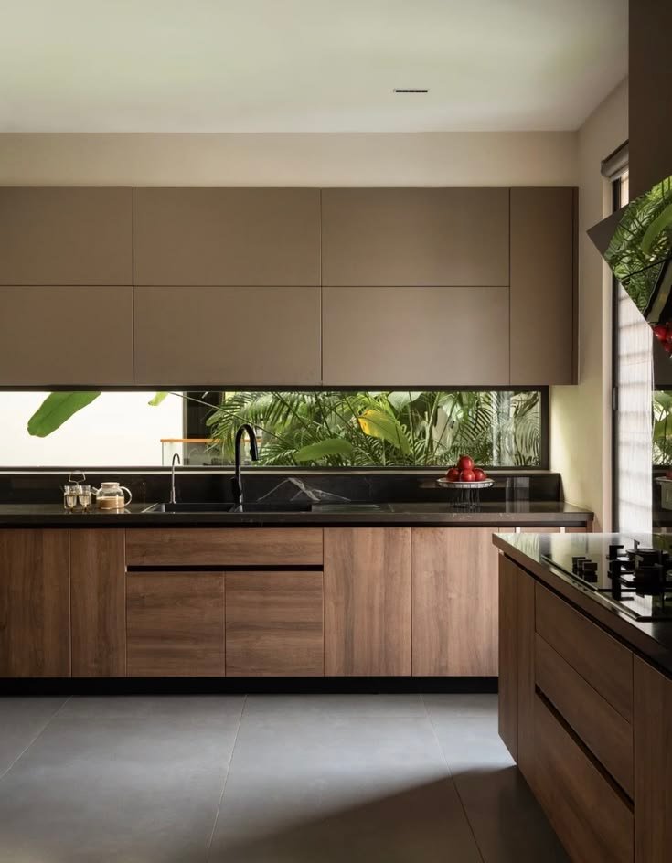 Straight kitchen